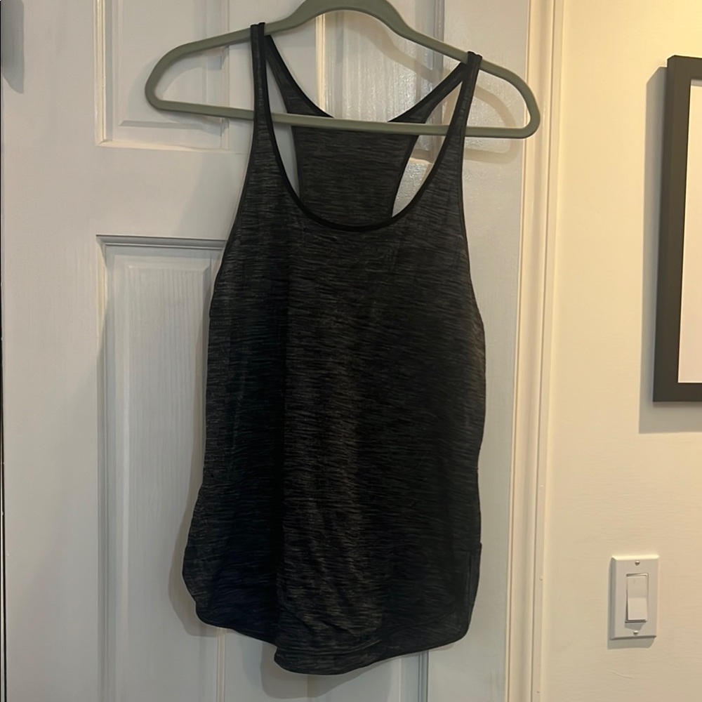 Lululemon Athletica Gray Racerback Tank Top